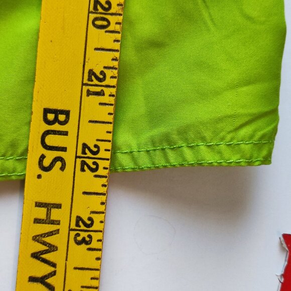 Ecko Unlimited board short men's size 34 neon green embroidered - Picture 10 of 11